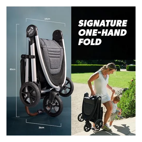 Autre vue de la poussette Baby Jogger City Mini GT3