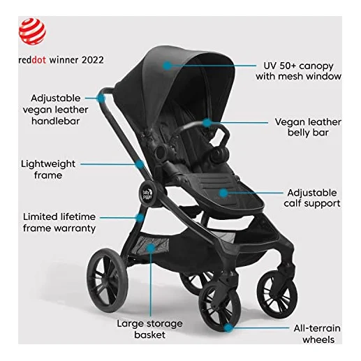 Autre vue de la poussette Baby Jogger City Sights