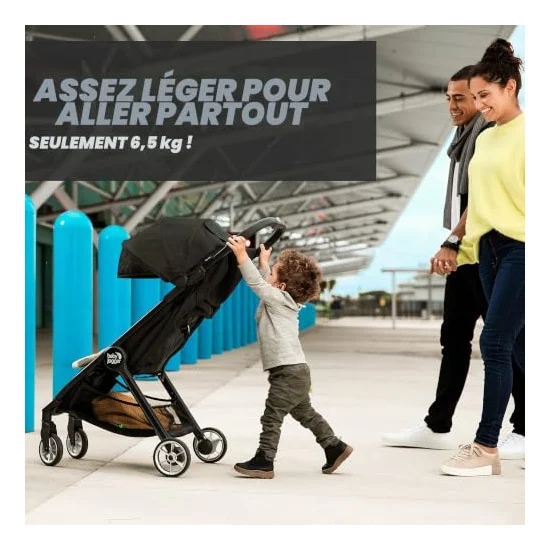 Autre vue de la poussette Baby Jogger City Tour 2