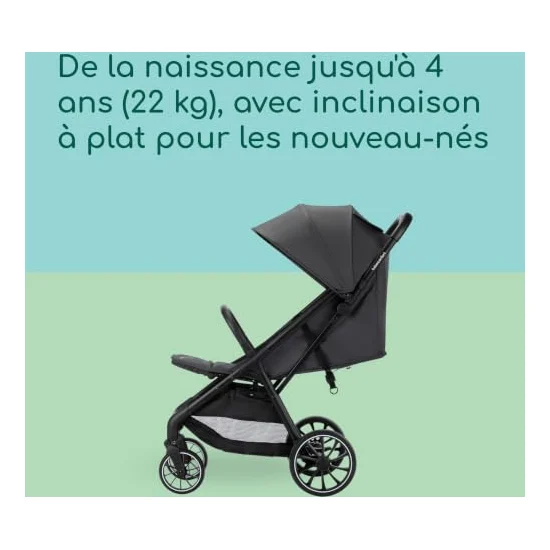 Autre vue de la poussette Bébé Confort Artic