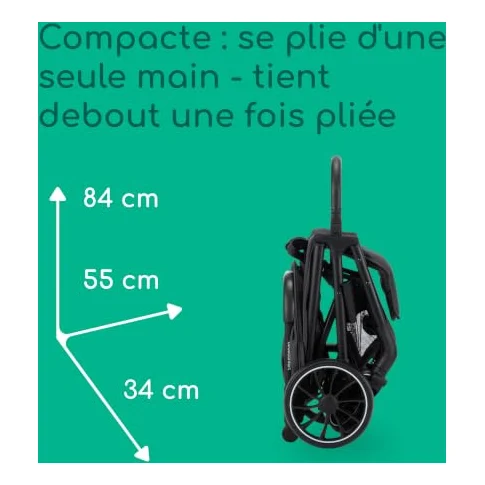 Autre vue de la poussette Bébé Confort Artic