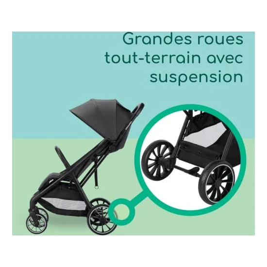 Autre vue de la poussette Bébé Confort Artic