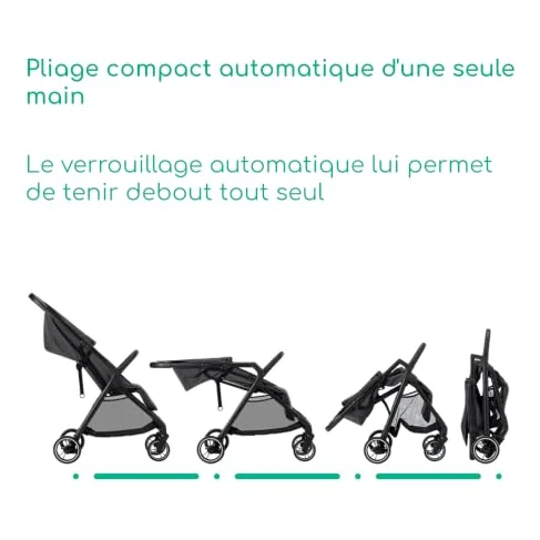 Autre vue de la poussette Bébé Confort Azur Duo