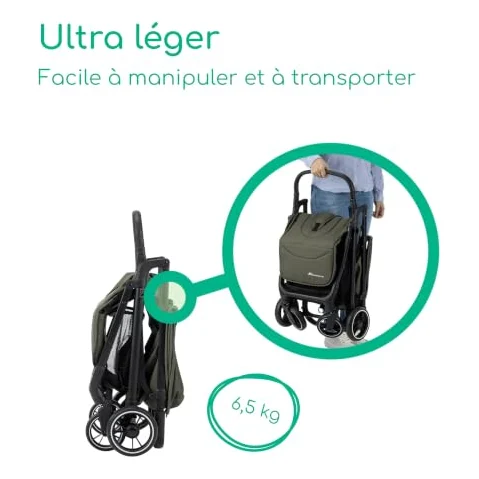 Autre vue de la poussette Bébé Confort Azur