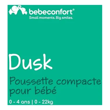 Autre vue de la poussette Bébé Confort Dusk