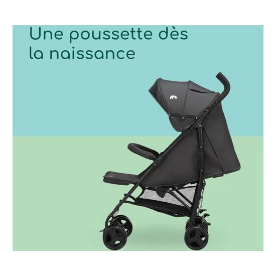 Autre vue de la poussette Bébé Confort Dusk