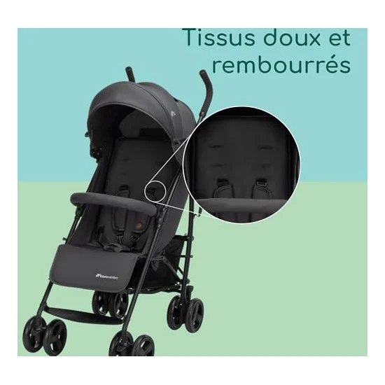 Autre vue de la poussette Bébé Confort Dusk