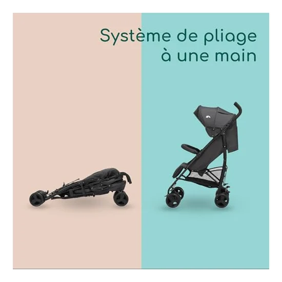 Autre vue de la poussette Bébé Confort Dusk