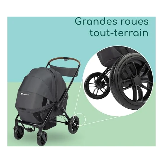 Autre vue de la poussette Bébé Confort Helios