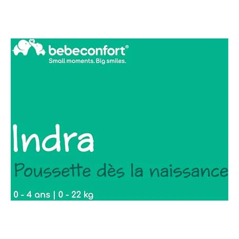 Autre vue de la poussette Bébé Confort Indra