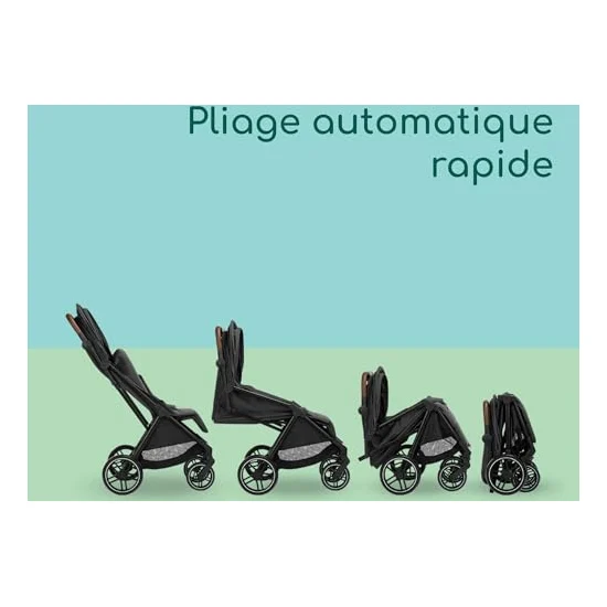 Autre vue de la poussette Bébé Confort Indra