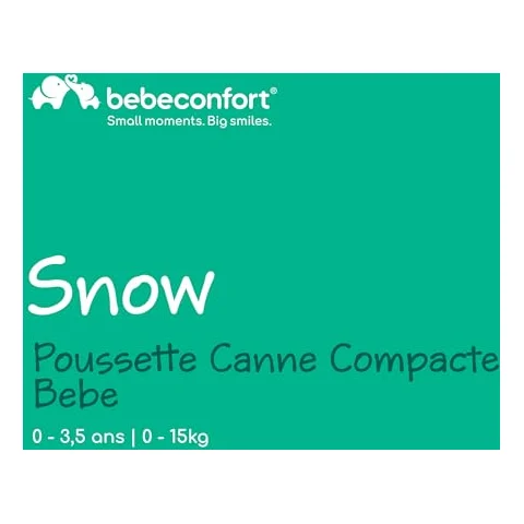 Autre vue de la poussette Bébé Confort Snow