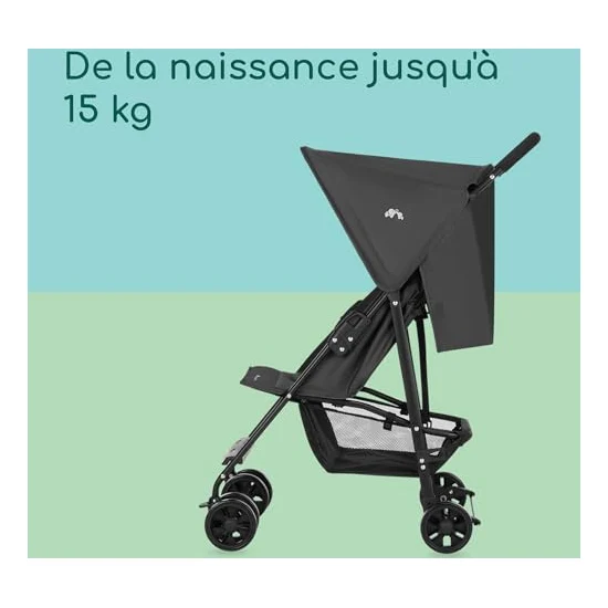 Autre vue de la poussette Bébé Confort Snow