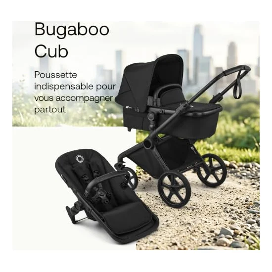 Autre vue de la poussette Bugaboo Cub