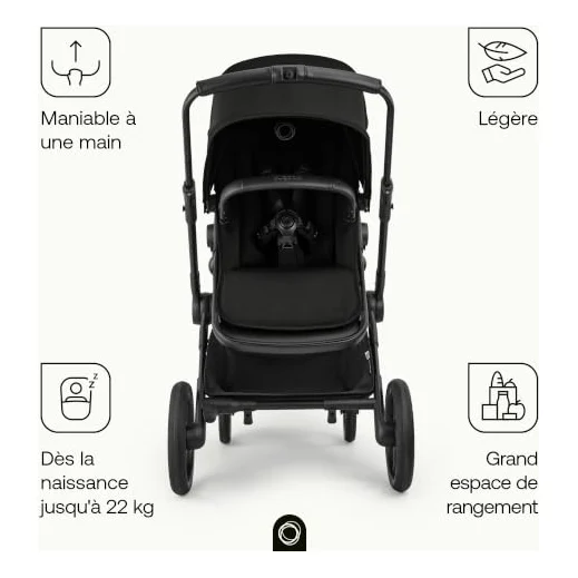 Autre vue de la poussette Bugaboo Cub