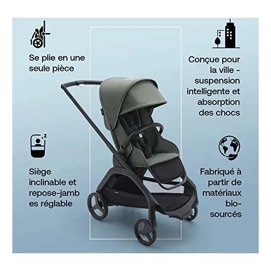 Autre vue de la poussette Bugaboo Dragonfly