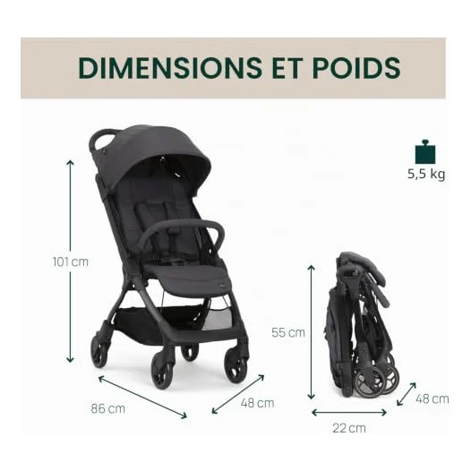 Autre vue de la poussette Chicco WE 2