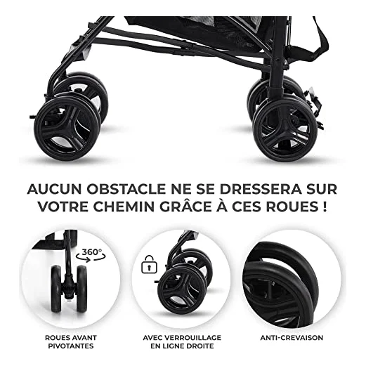 Autre vue de la poussette Kinderkraft Tik