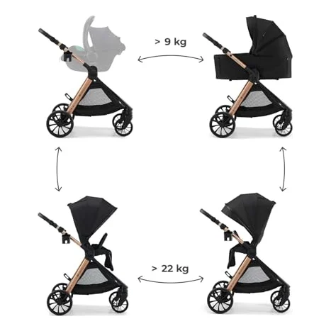 Autre vue de la poussette Kinderkraft Vesto 2