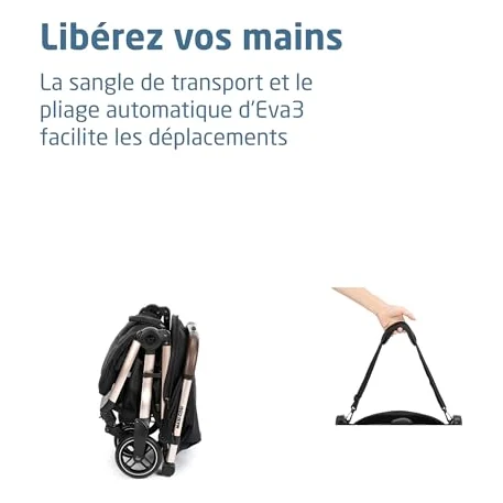 Autre vue de la poussette Maxi-Cosi Eva3