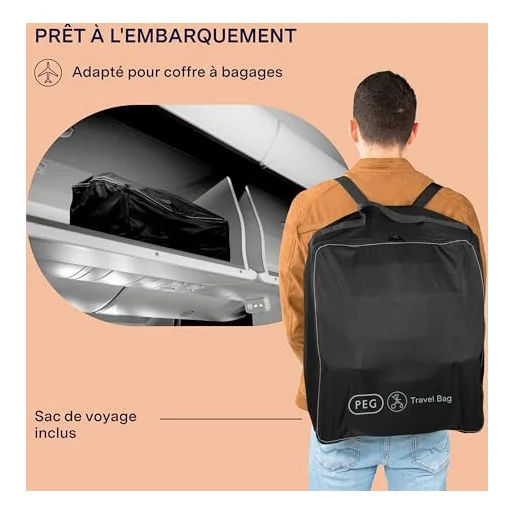 Autre vue de la poussette Peg Perego Volo