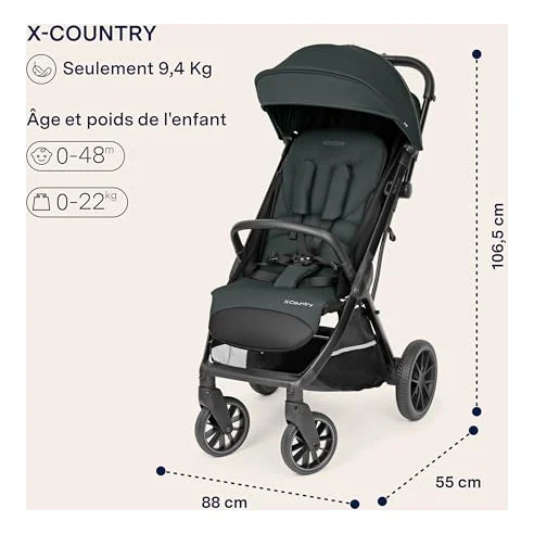 Autre vue de la poussette Peg Perego X-Country