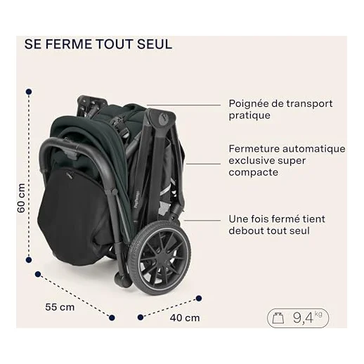 Autre vue de la poussette Peg Perego X-Country